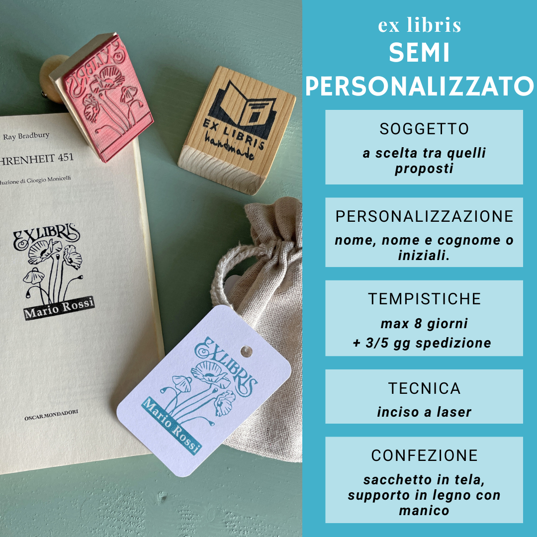 SEMI PERSONALIZZATO PAPAVERO LIBRO