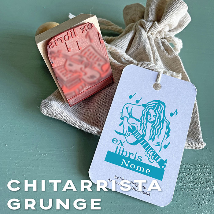 EX LIBRIS SEMI PERS_MUSICA_CHITARRISTA GRUNGE_t-r