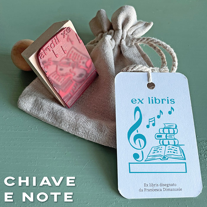 EX LIBRIS STANDARD_MUSICA_CHIAVE E NOTE_t-r