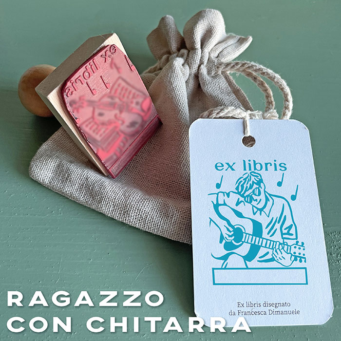 EX LIBRIS STANDARD_MUSICA_RAGAZZO CON CHITARRA_t-r